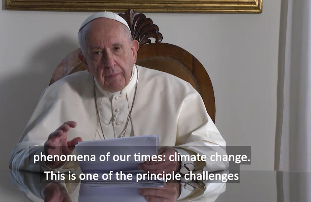 pope tells un climate summit 2019 three words he wishes to be